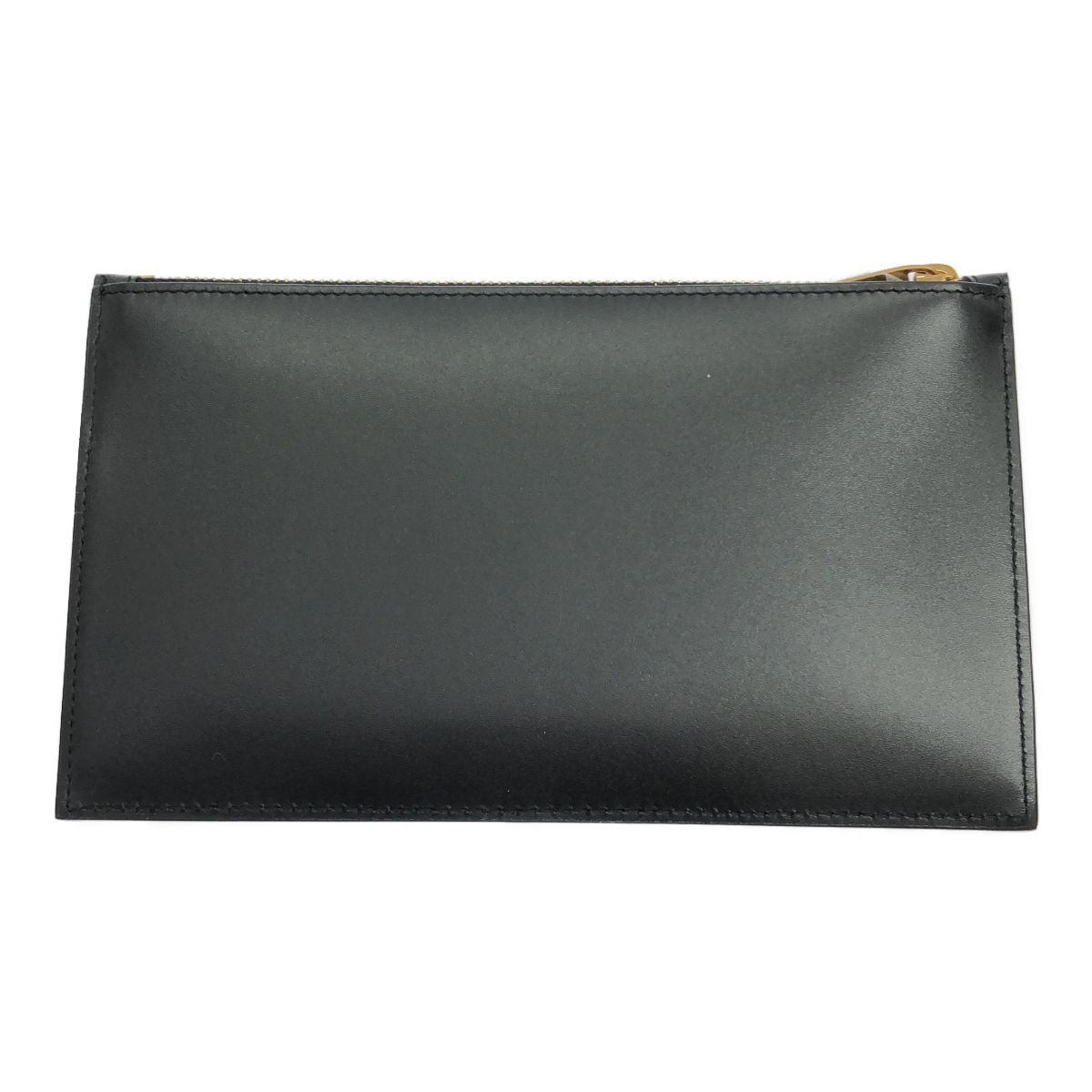 SAINT LAURENT サンローラン フラットポーチ カサンドラ YSL ロゴ  