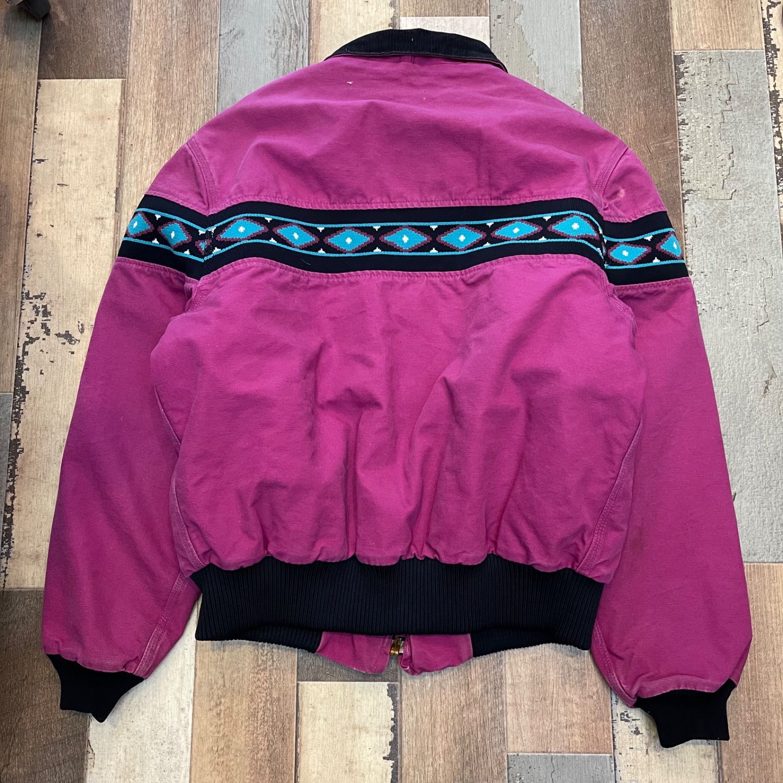 80s carhartt ネイティブ柄 サンタフェジャケット - メルカリ