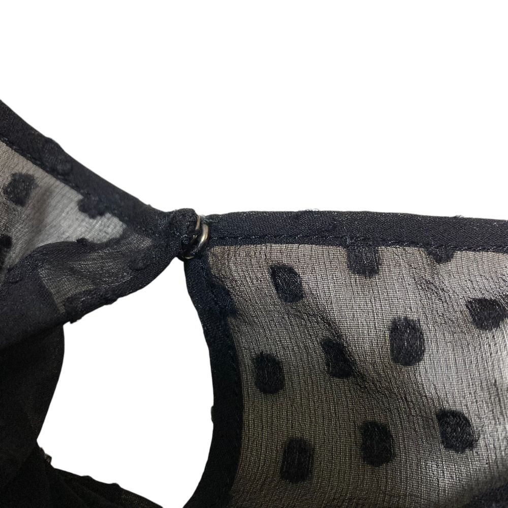 美品 DOLCE&GABBANA ドルチェアンドガッバーナ シルク フリル シアー  