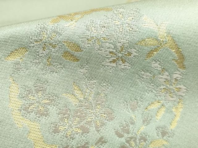 平和屋着物□極上 西陣織 陰山織物謹製 箔屋清兵衛 六通柄袋帯 草木染  