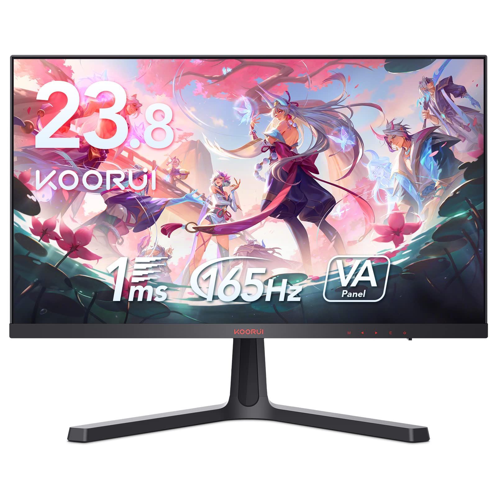 特価セール】KOORUI ゲーミングモニター 23.8インチ FHD 1080p 165Hz