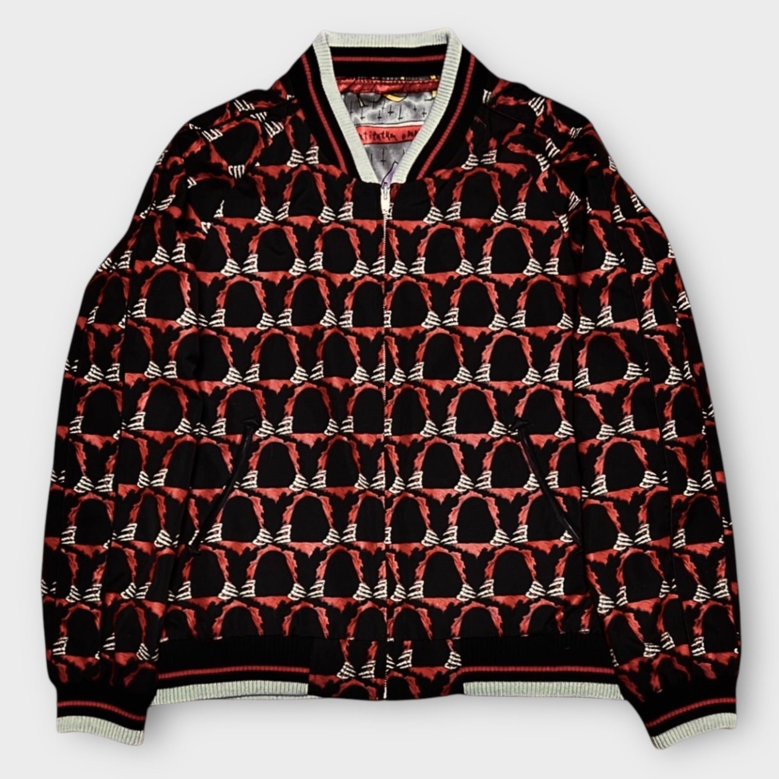 HIRO×JUVENILE HALL ROLLCALL reversible souvenir jacket