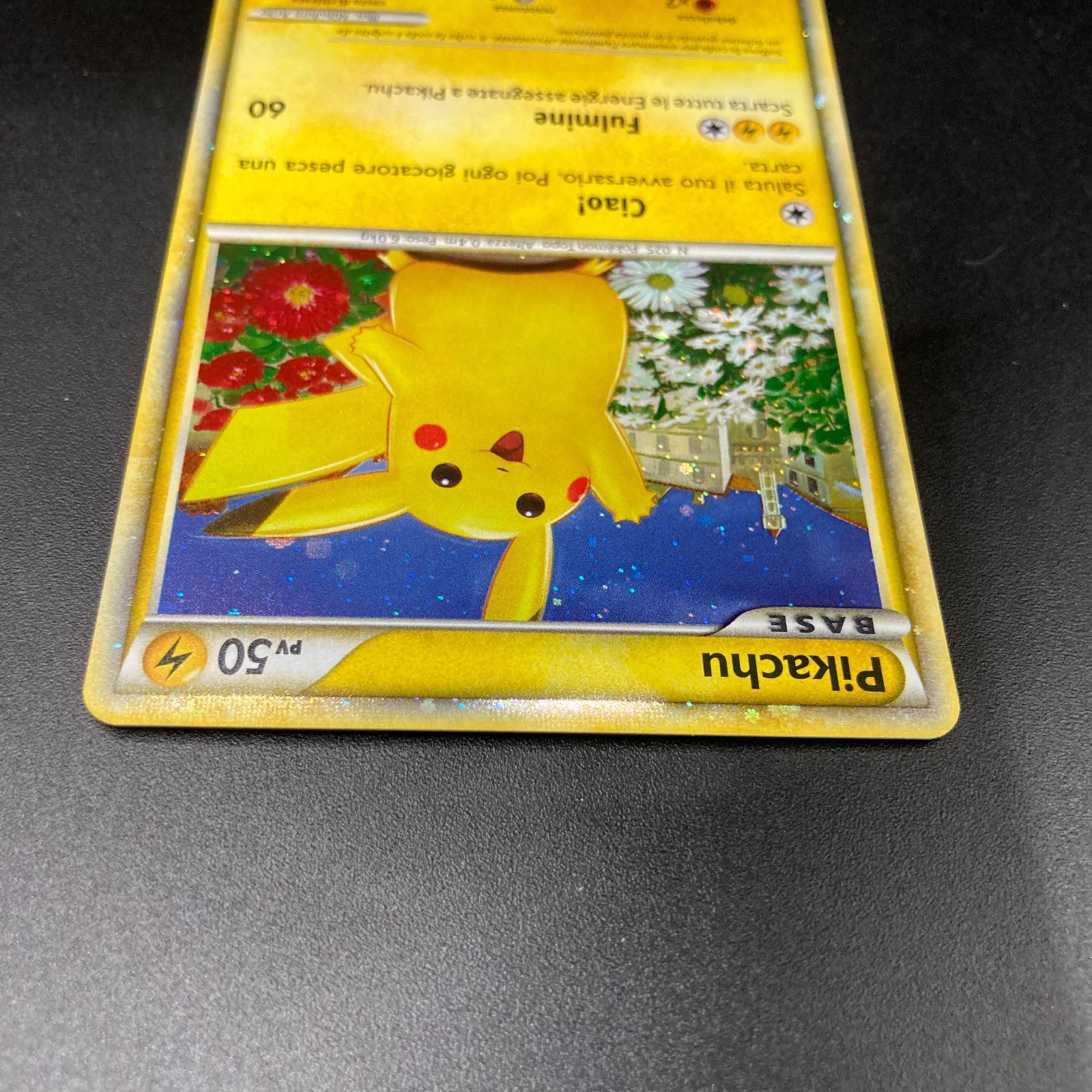 ピカチュウ PW イタリアプロモ ピカチュウ イタリア語 PW プロモ Pikachu Italian Pokemon - メルカリ