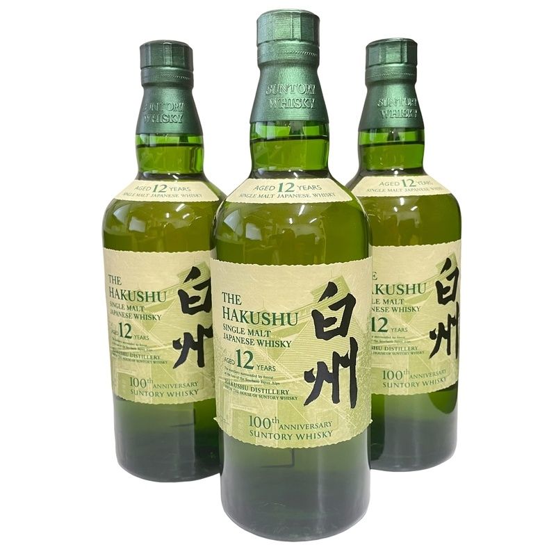 3本セット SUNTORY サントリー シングルモルト ウイスキー 白州12年 700ml 43% まとめ売り【新品】12407K394396 -  メルカリ