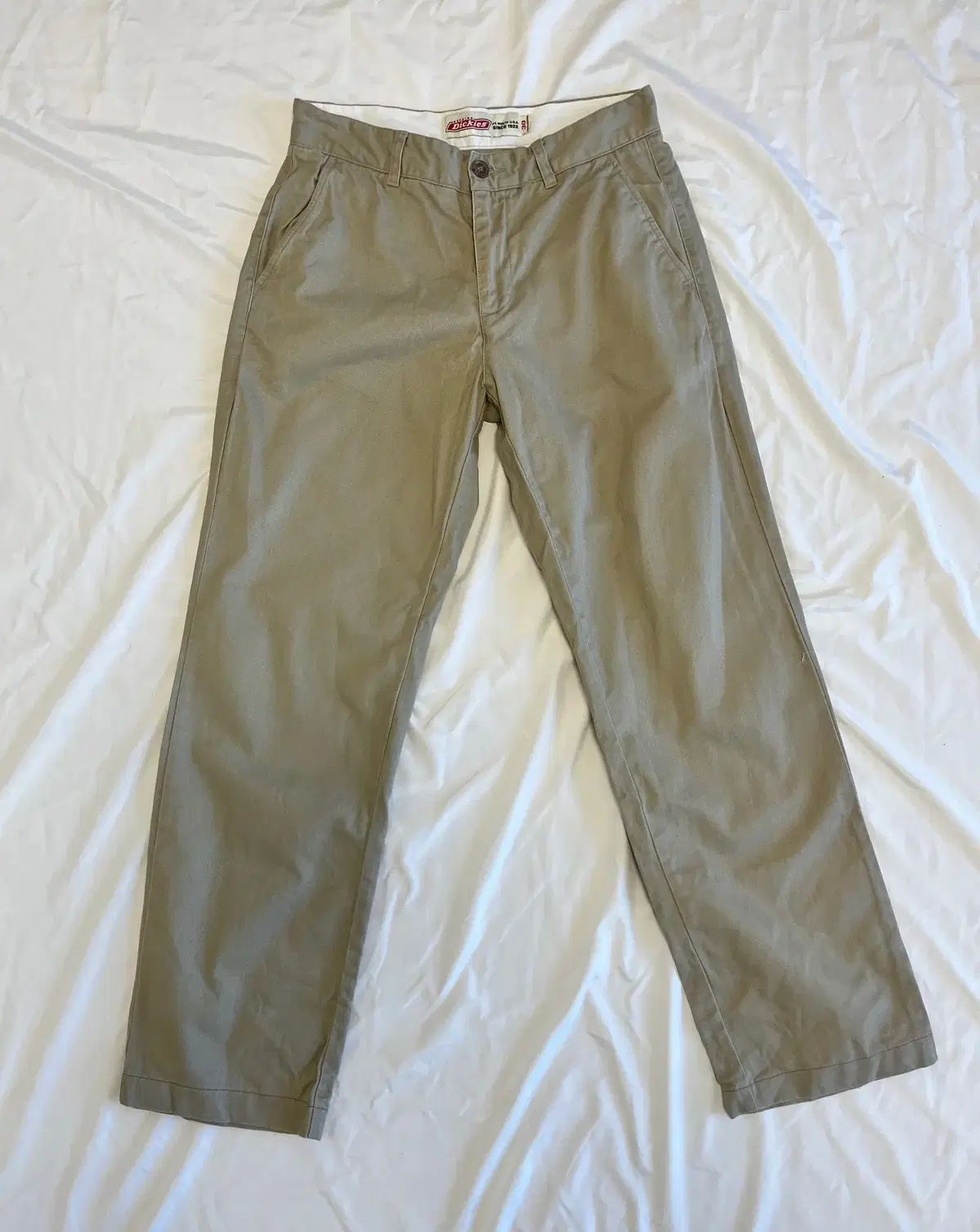 【雷市場（ポンジャン）商品韓国直送】 DICKIES(ディッキーズ) ベージュ コットンパンツ 30