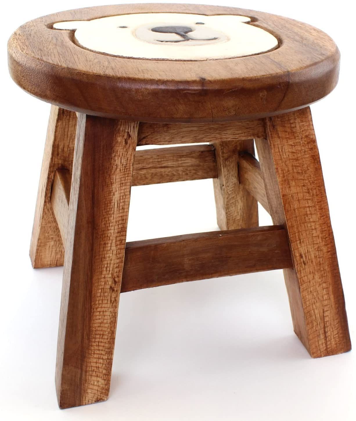 数量限定】ナチュラル雑貨 椅子 ラウンドスツール イス ハワイアン