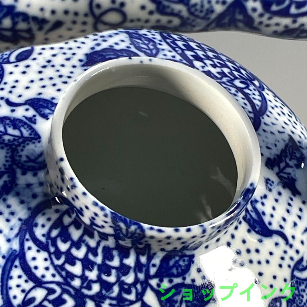 青花花鳥文様提梁壺 装飾品 工芸品 美術品 置物 青花花鳥文様提梁壺 装飾品 工芸品 美術品 置物 青花花鳥文様提梁