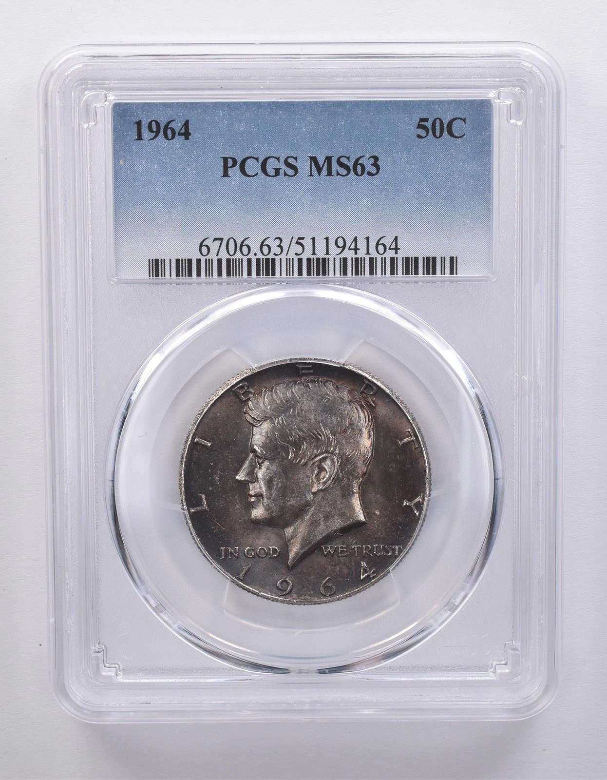 1980-P ケネディ ハーフダラー MS63 PCGS T *7192