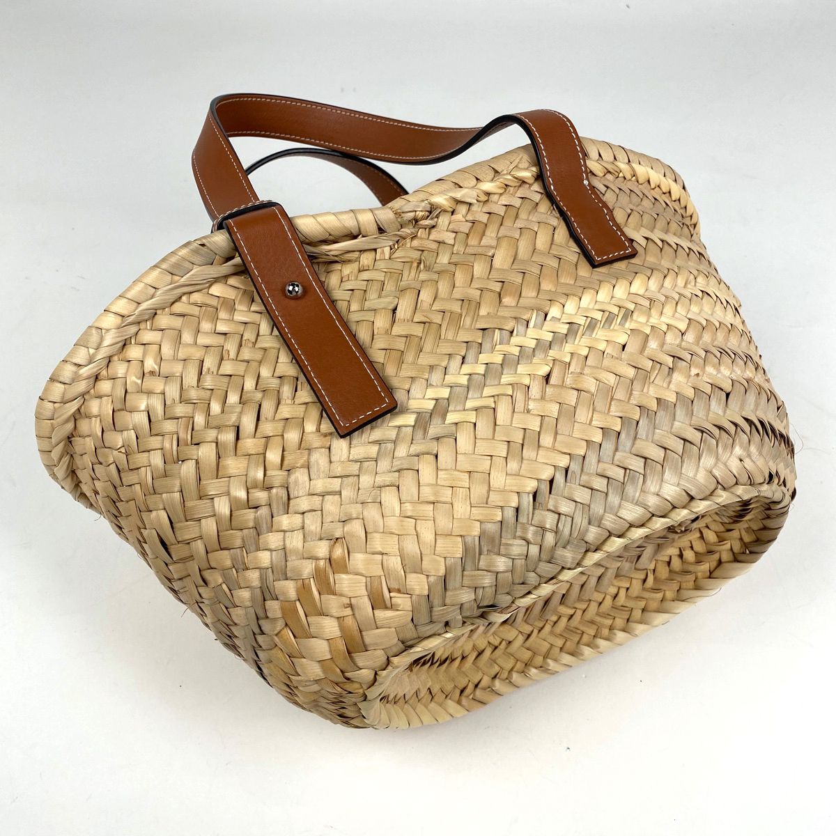 LOEWE ロエベ カゴバッグ ラフィア スモール オレンジ