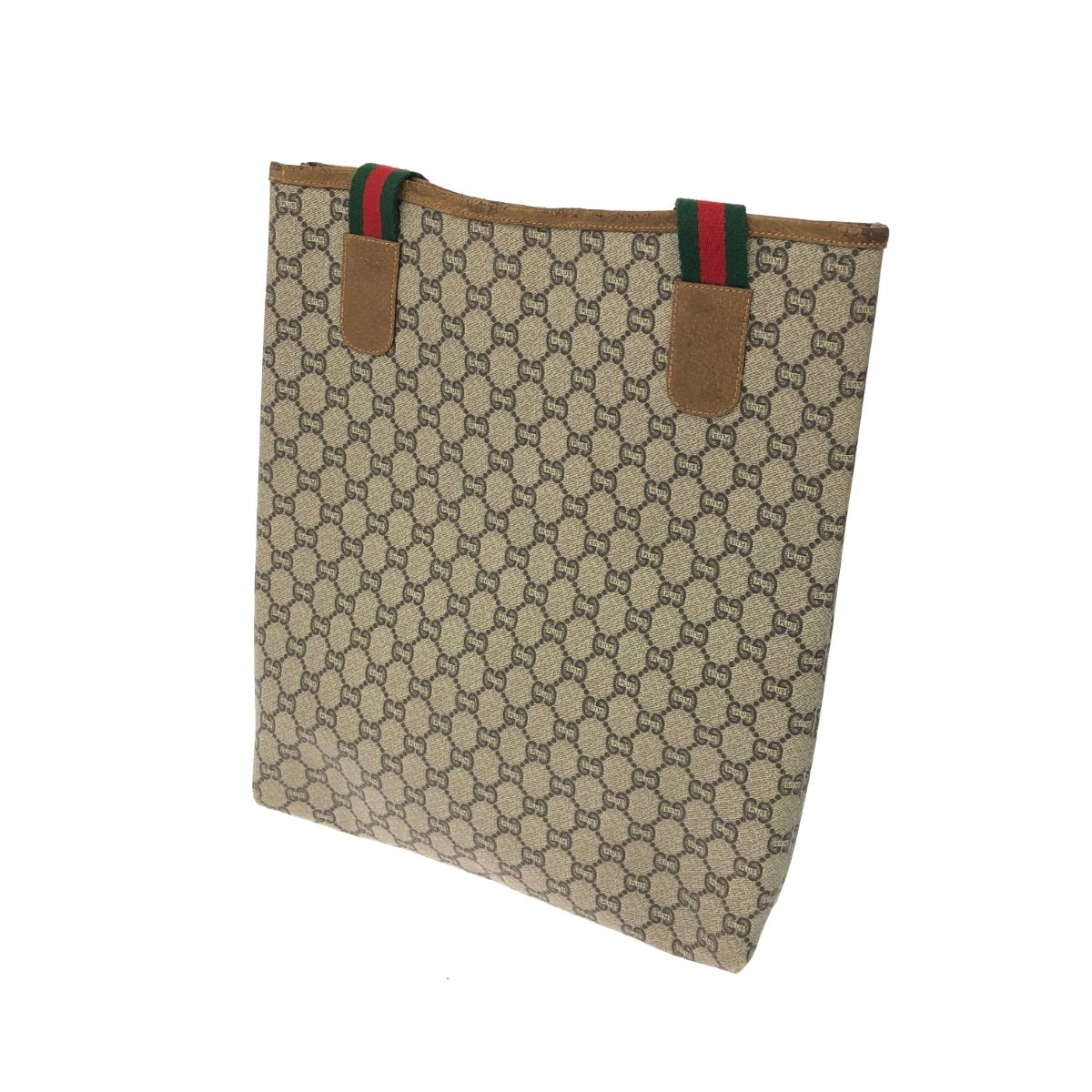 GUCCI トートバッグ GGスプリーム ポーチ付き PVC 309499 ハンドバッグ 