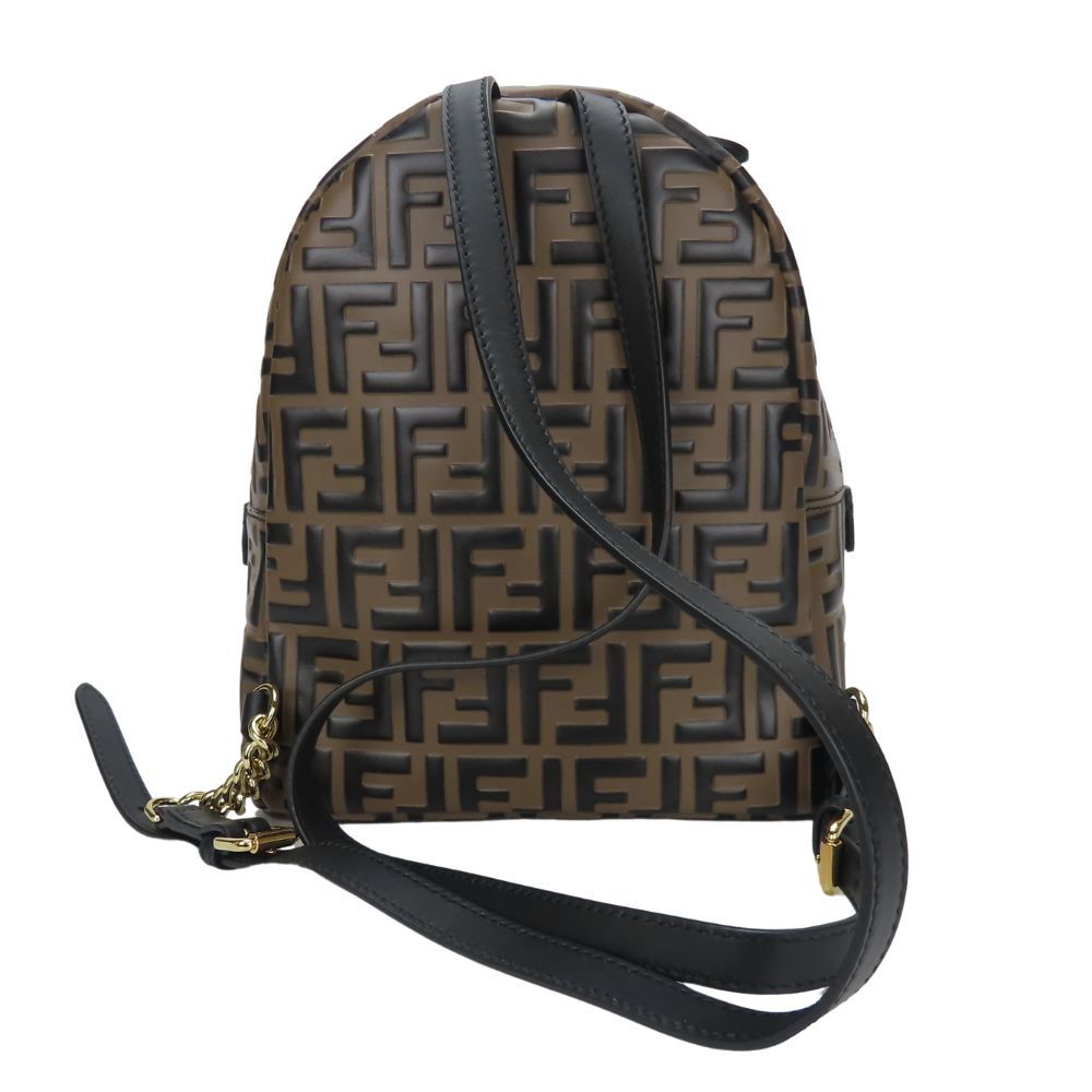 FENDI　フェンディ　ズッカ　8BZ038　リュック　チェーン　バックパック 楽天市場】フェンディ FENDI リュック レディース ブラウン