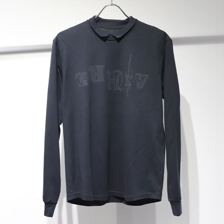 COMME des GARCONSコムデギャルソン 反転プリント襟付きカットソー - T