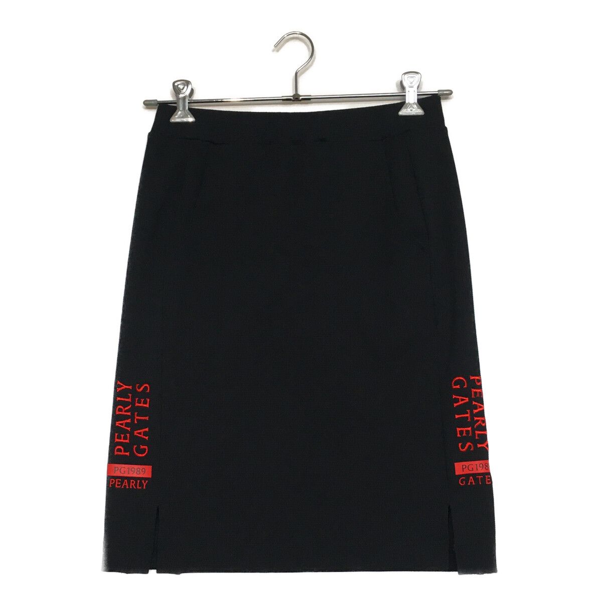 レディース パーリーゲイツ PEARLY GATES スカート 1 M 紺 ネイビー ニット