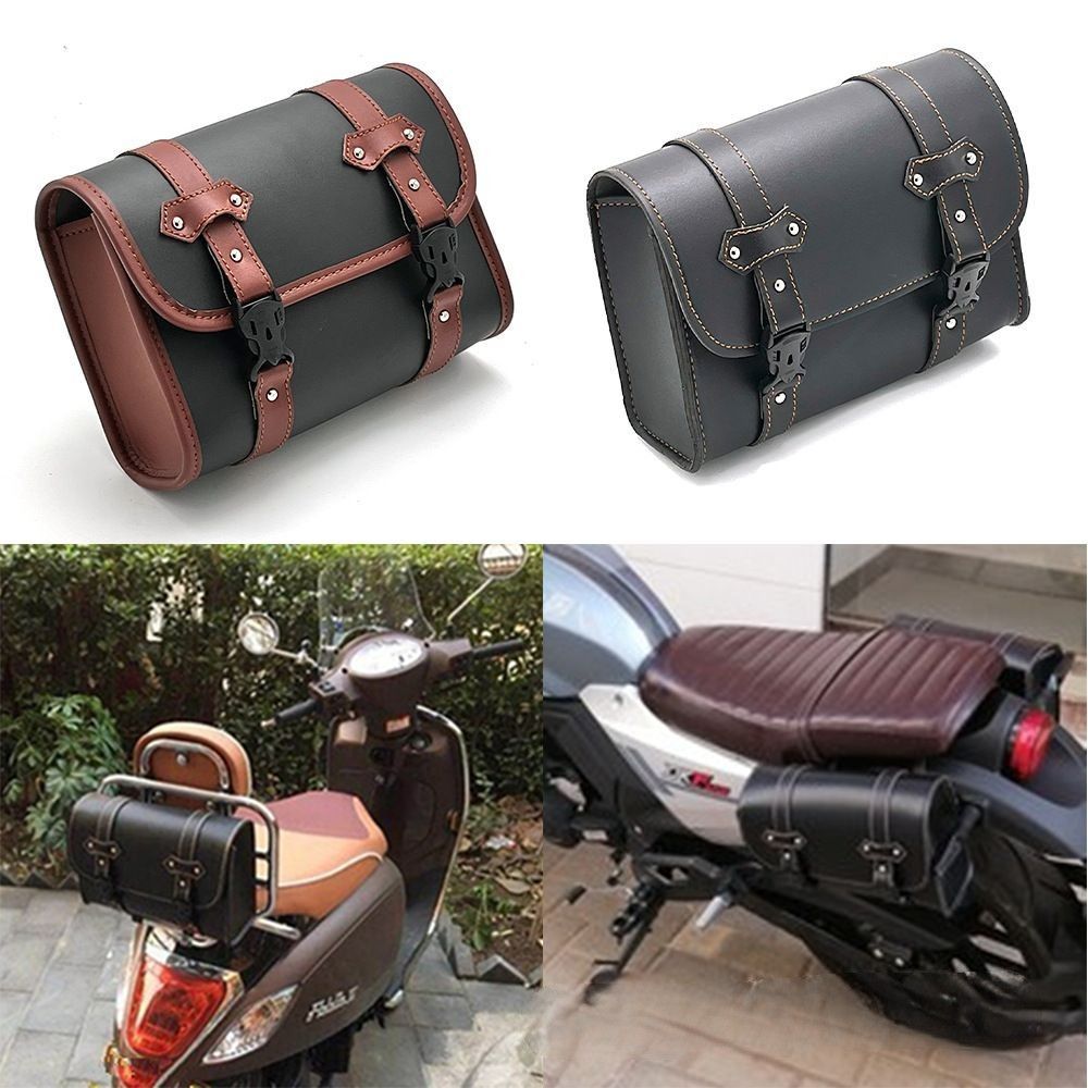 バイク用サイドバッグ ツールバッグ ツールポーチ オートバイ ツーリング 汎用 取り付けベルト２本付き - メルカリ