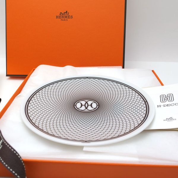 HERMES Hデコ パンプレート No1 No2 2枚まとめて 皿 箱 エルメス