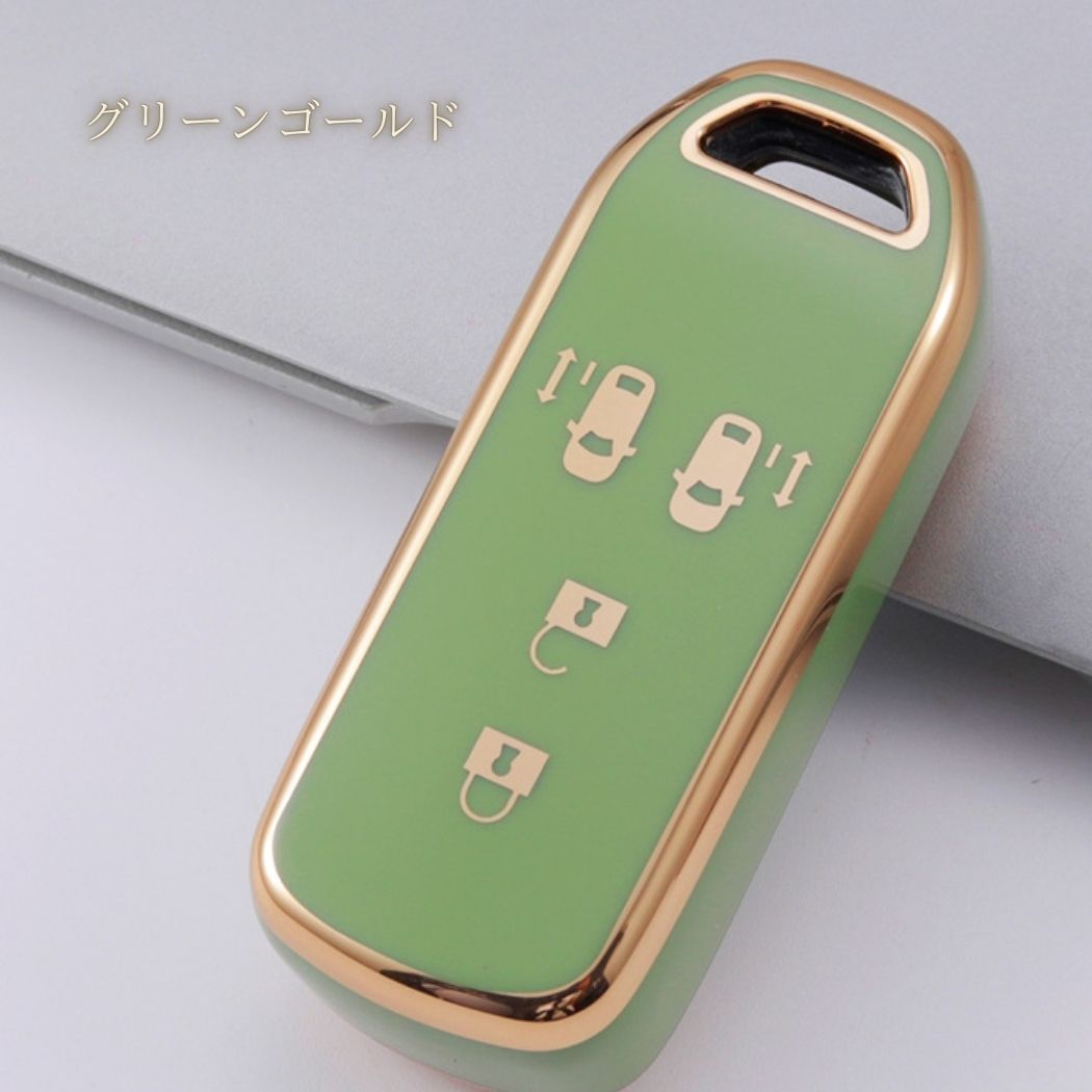 ホンダ N-BOX 4ボタン キーカバー アクセサリー キーケース スマート