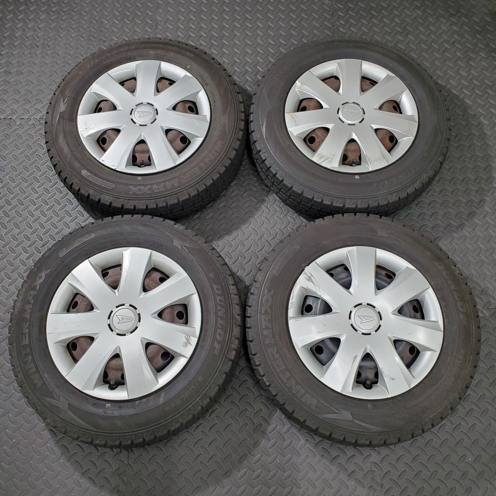 21年製 145 80R13 ダンロップ ウインターマックスWM02 ダイハツ ミラ ムーヴ タント スタッドレスタイヤ 1078R