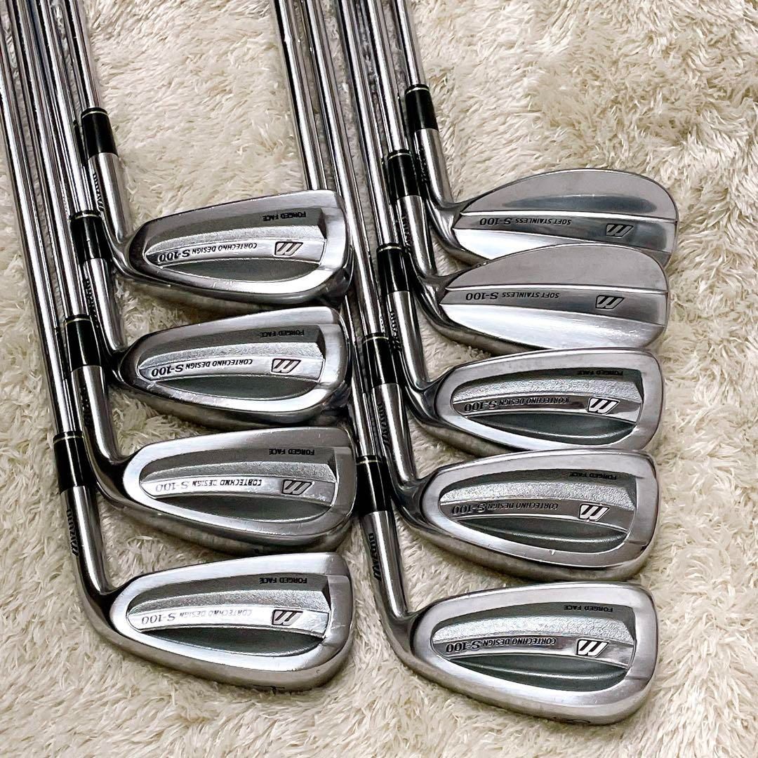 MIZUNO S-100 FORGED FACE N.S.PRO 950 GH ミズノ メンズ アイアンセット 9本 右 SR