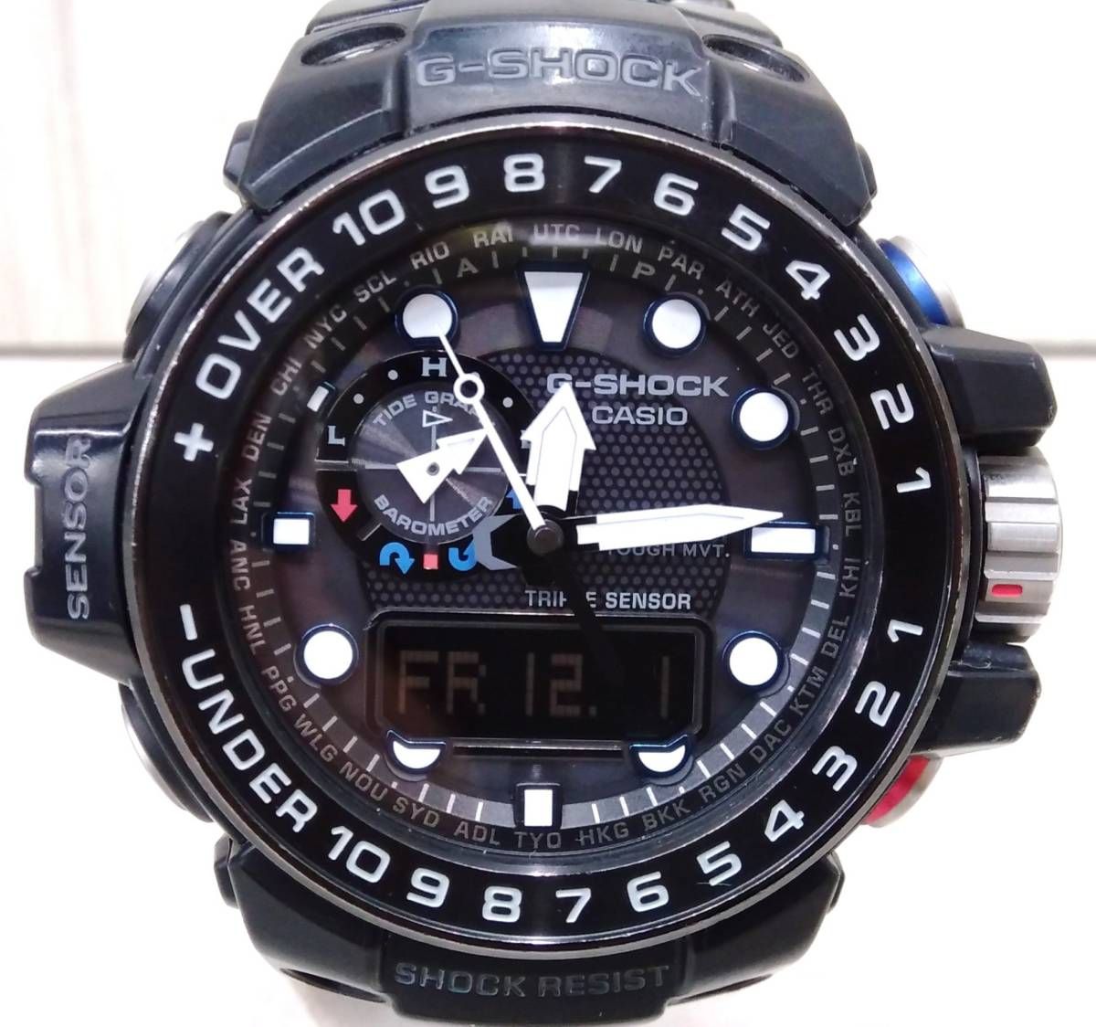 カシオ G-SHOCK ガルフマスター トリプルセンサー GWN-1000B