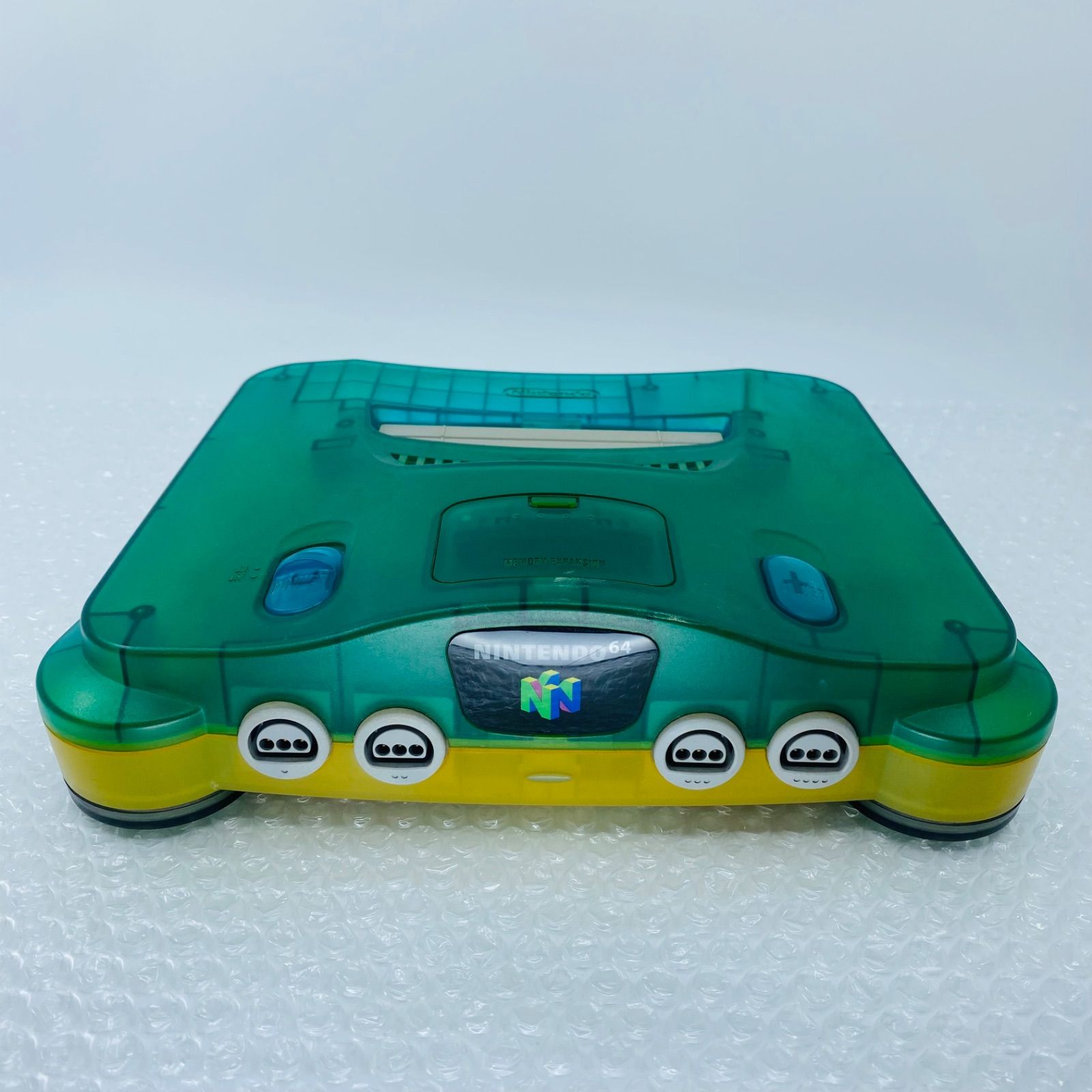 中古】【AVケーブル付】任天堂 ピカチュウ Nintendo64 ブルー