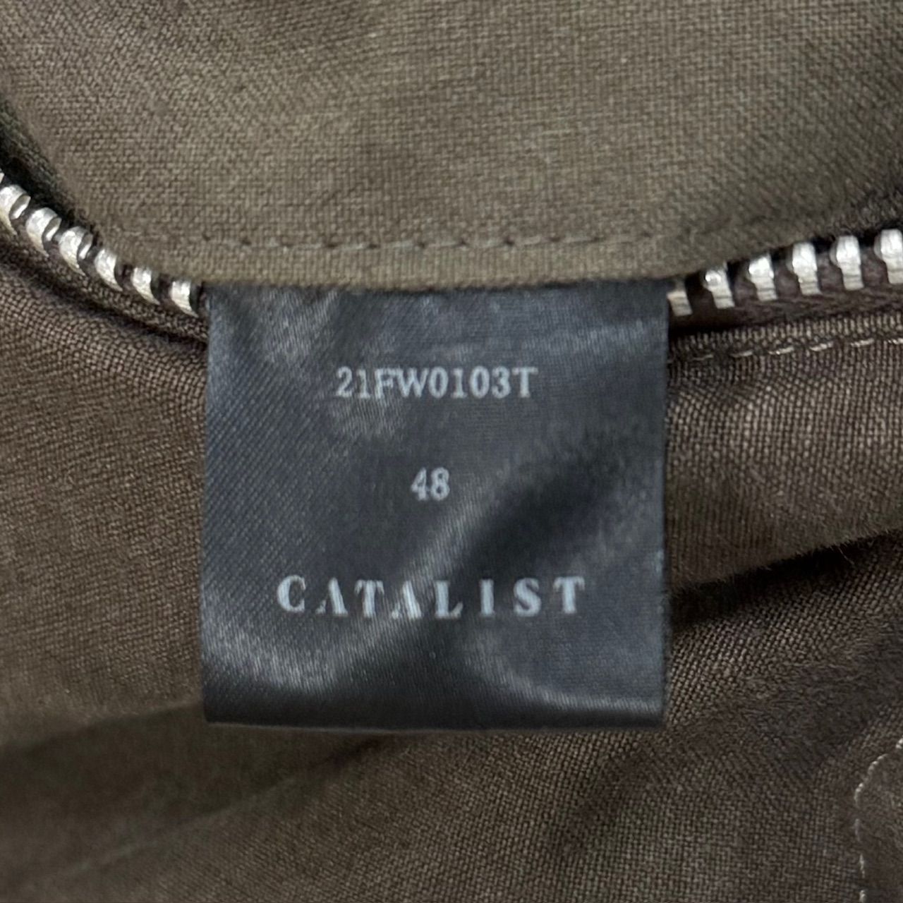 CVTVLIST 21AW ヴィンテージ加工ジップアップダウンジャケット