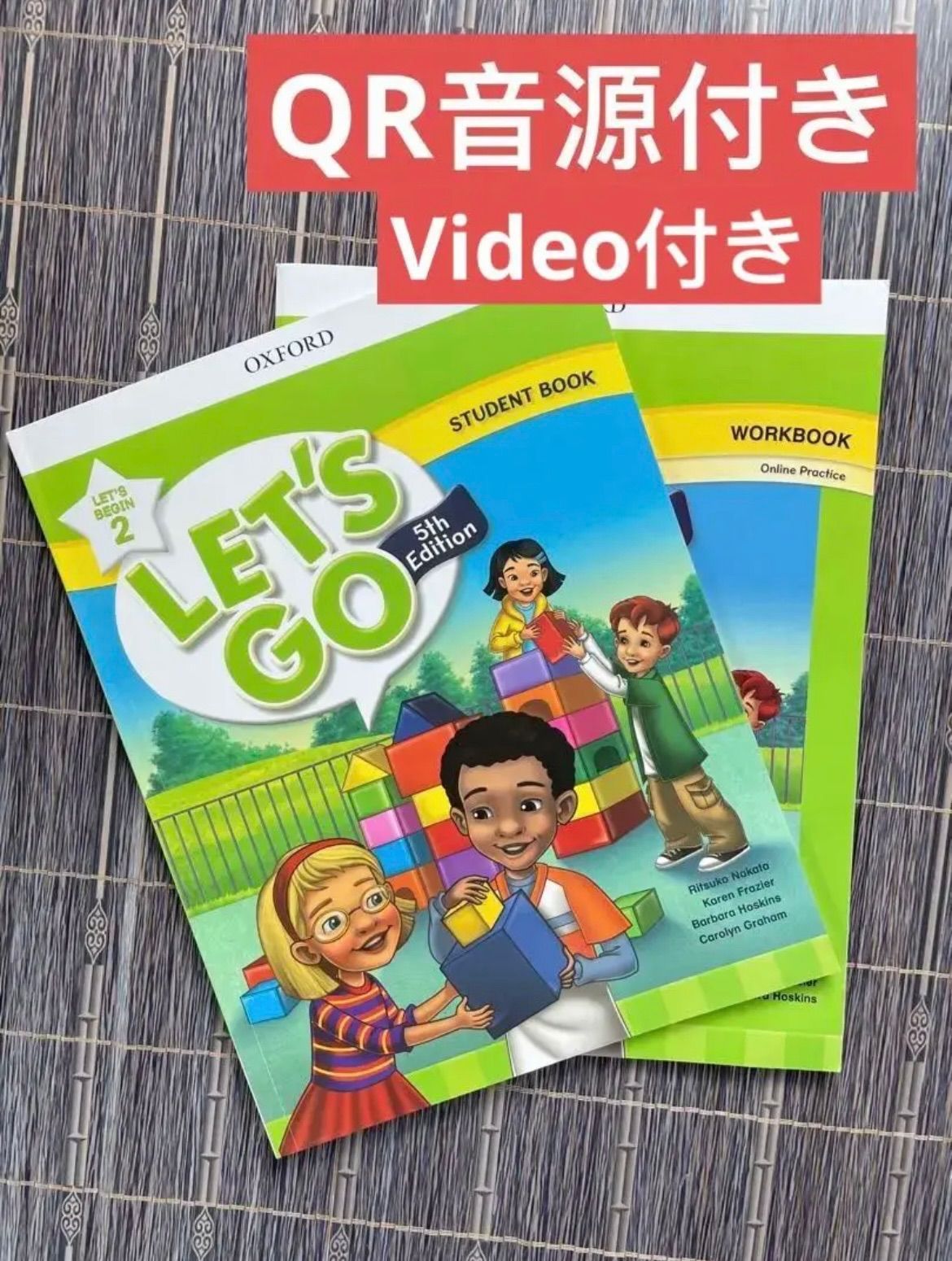 Let's Go 5th - let's begin2 Student/Work Book 洋書 最新版