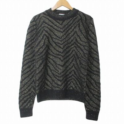 サンローラン パリ SAINT LAURENT PARIS 美品 ニット セーター 長袖 