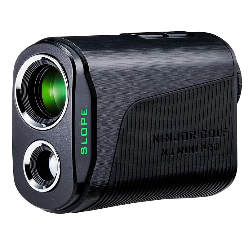 NINJOR GOLF ゴルフ レーザー 距離計 NJ MINI シリーズ コンパクトサイズ 122ｇ ゴルフ距離測定器 PRO OLED ブラック 0