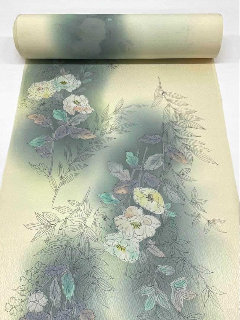 小紋 手染め 紋意匠 正絹 反物 - メルカリ