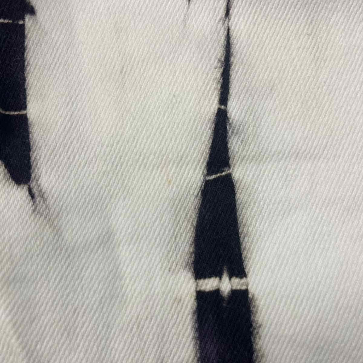 ブリーチデニムパンツ ホワイト系