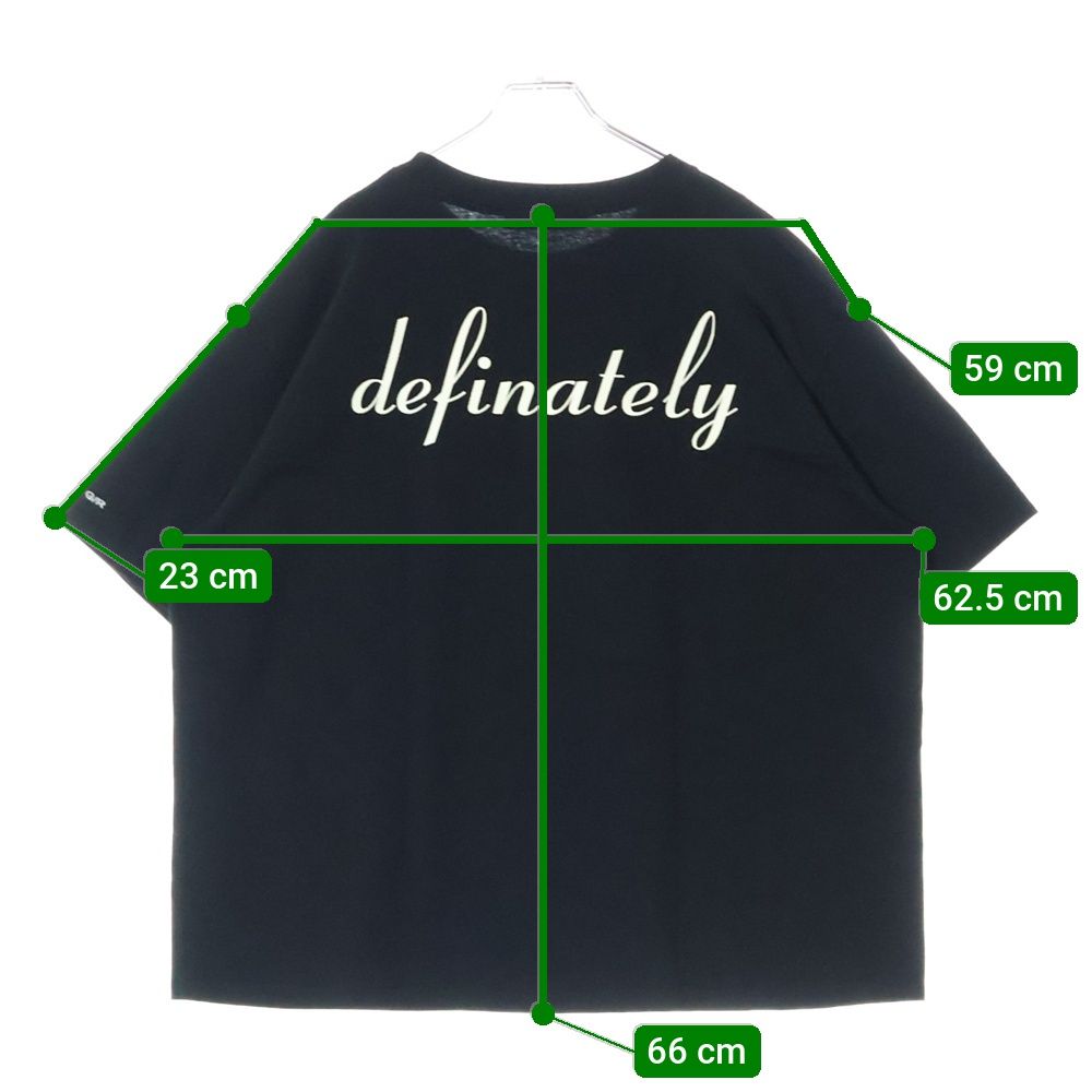 PROJECT G/R (プロジェクトジーアール) 25SS DEFINITELY T-SHIRT