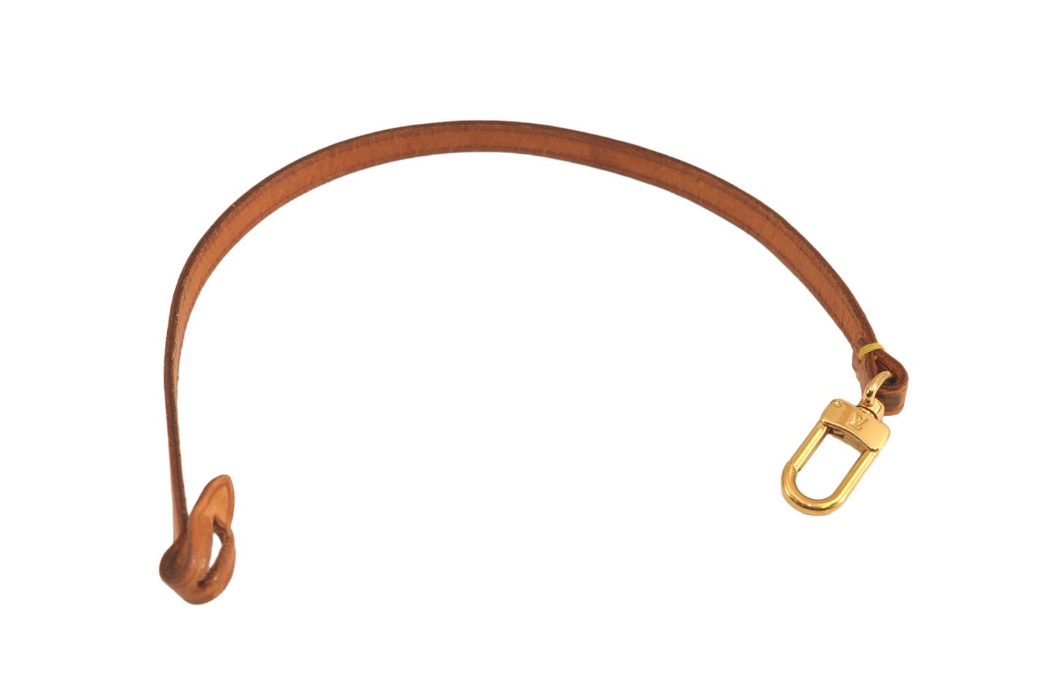LOUIS VUITTON ルイヴィトン レザー ポシェットアクセソワール用ストラップパーツ ベージュ 13.8 LV 6734M