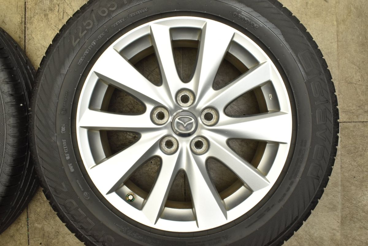 【品質数量】 製 マツダ CX-5 純正 17in 7J 50 PCD114.3 ギスラベッド ウルトラスピード2 225 65R17 CX-8 流用 交換用 MAZDA