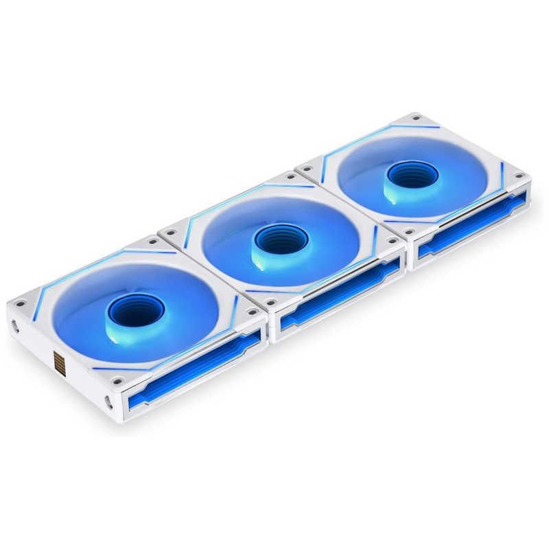 【新品 未使用 未開梱】LIANLI　ケースファンx3 ［120mm /2100RPM］ UNI FAN SL-INFINITY 120 WT 3Pack ホワイト　UFSLIN1203W