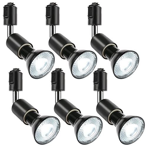 M3039-75-50】スポットライト 6灯 電球付き ブラック M2998-83-58