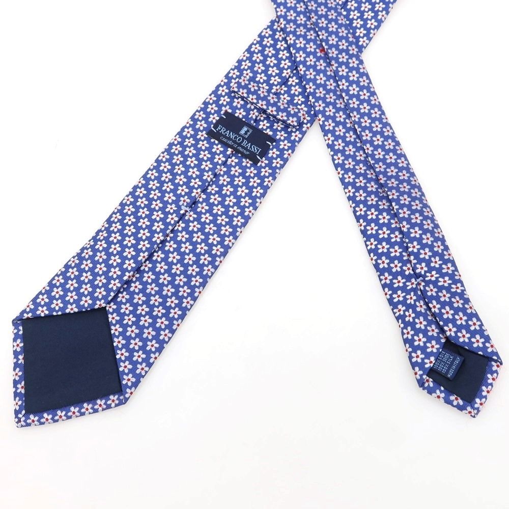 FRANCO BASSI(フランコバッシ) ブラウンネイビーストライプ