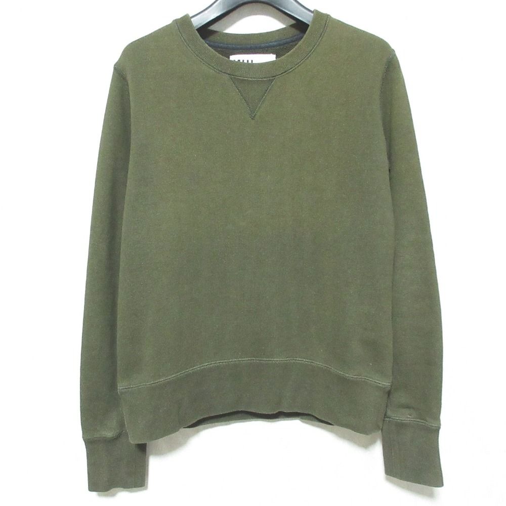 MHL エムエイチエル マーガレットハウエル ループウィラー スウェット トレーナー 595-6269506 2 オリーブ レディース 古着