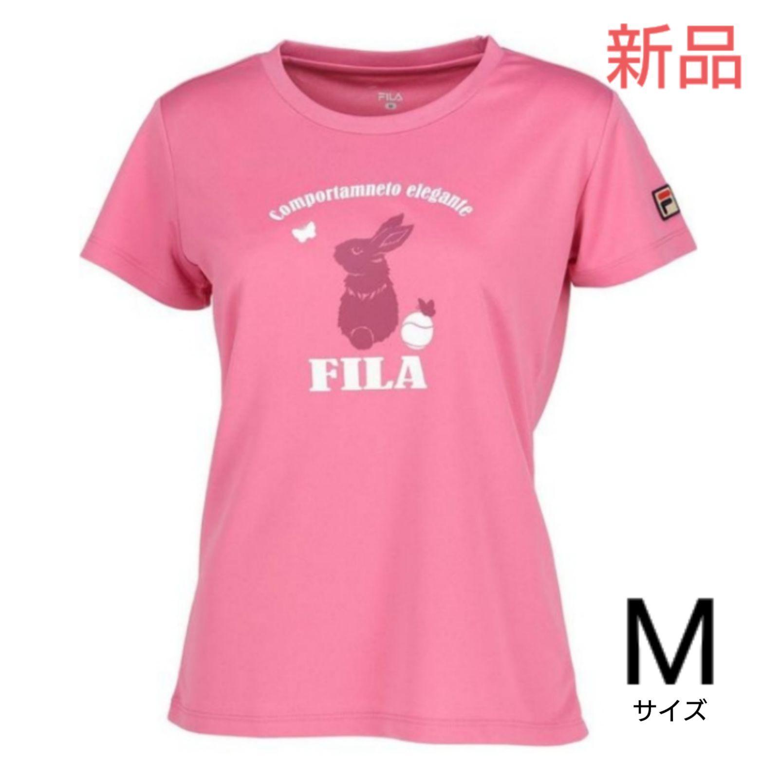 FILA フィラ テニス ウェア ウサギ グラフィックTシャツ Mサイズ 新品