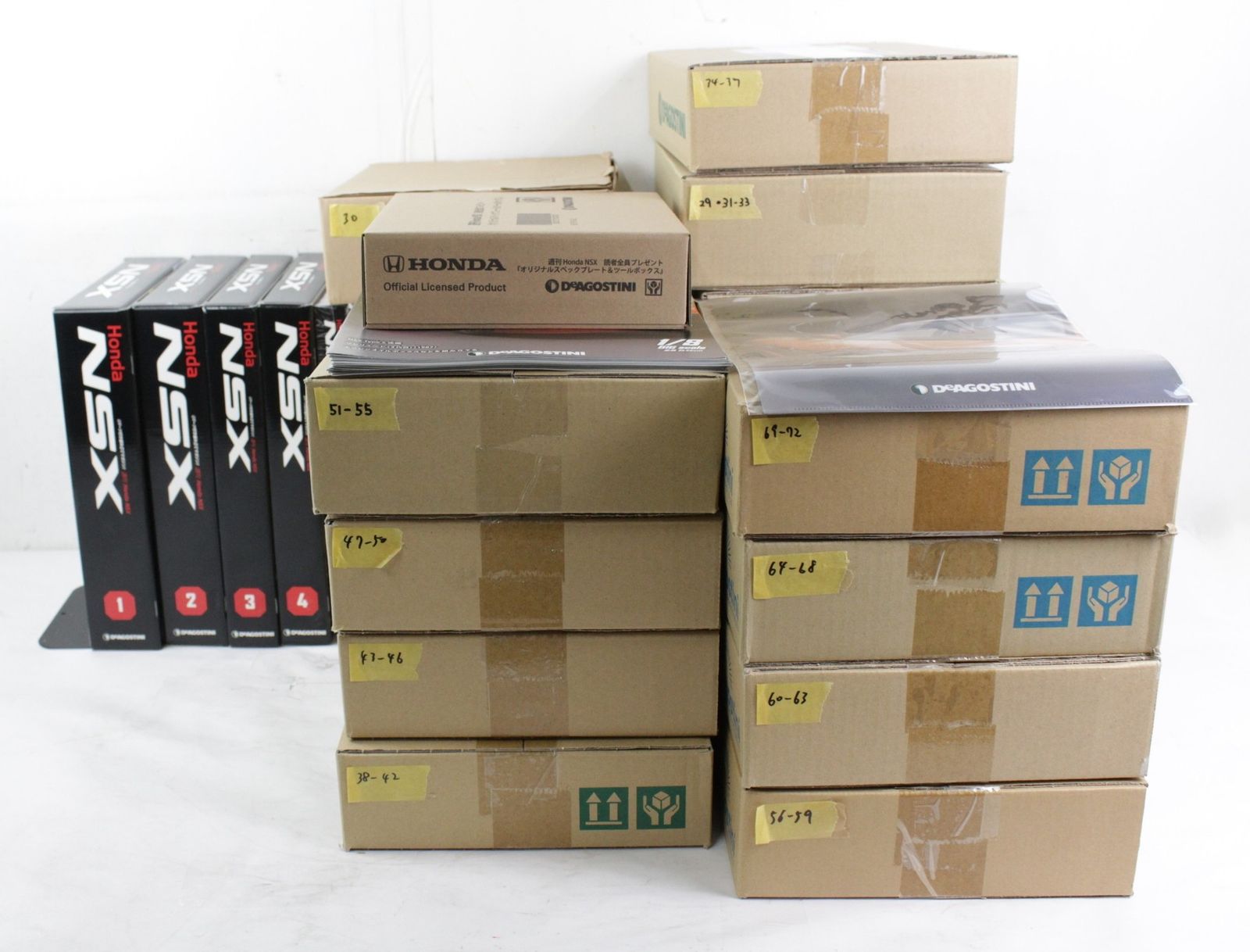 未開封 デアゴスティーニ Honda NSX 1-72巻セット 特典付き ホンダ 車 模型 フィギュア ホビー IT145I64X3M0-D-B25-byebye