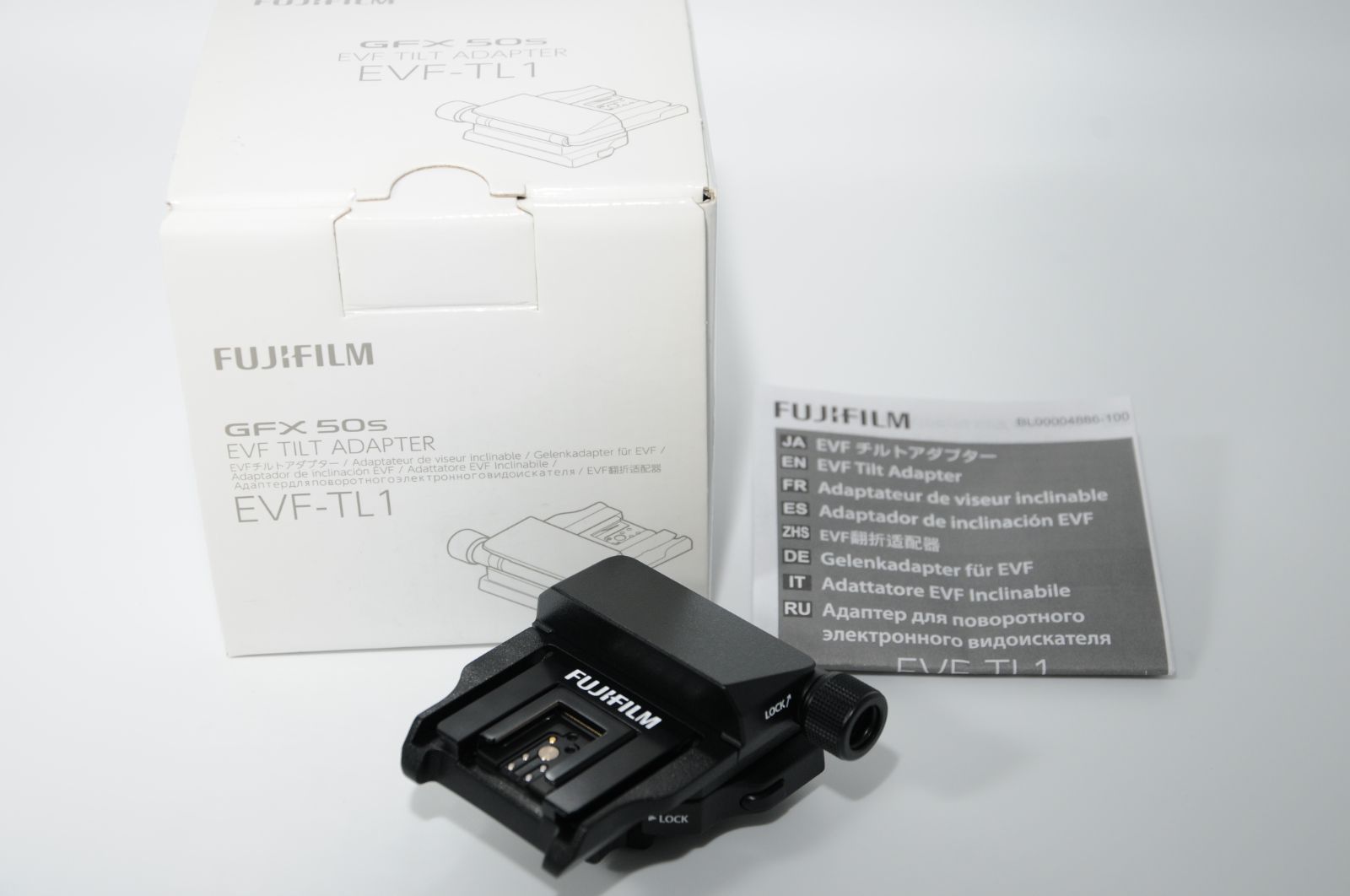 受注生産品 FUJIFILM EVFチルトアダプター EVF-TL1 36288円 カメラ