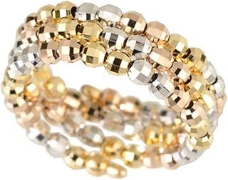 京セラ フリーサイズリング カットボール K18YG PG WG 形状記憶