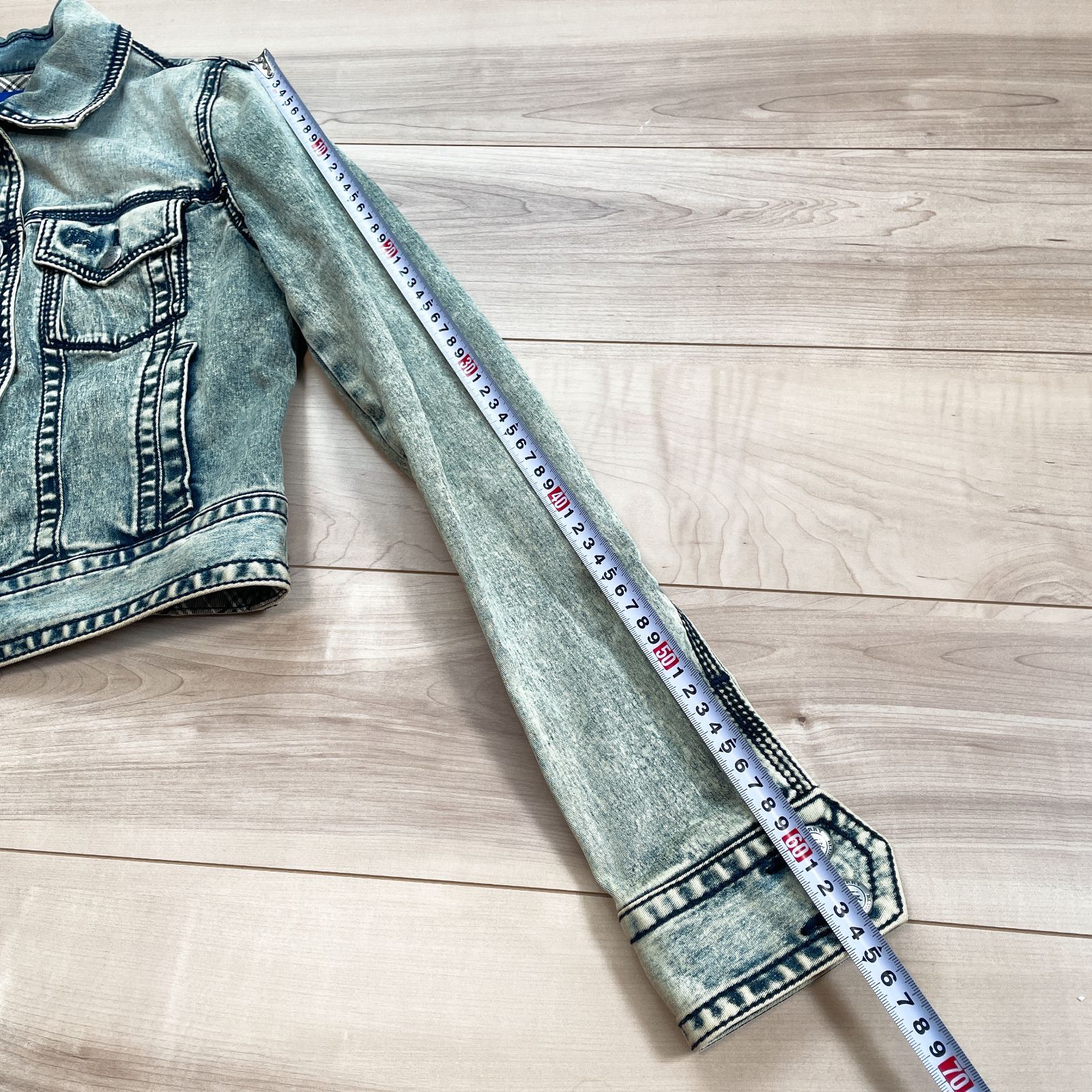 BURBERRY BLUE LABEL バーバリーブルーレーベル デニムジャケット G 