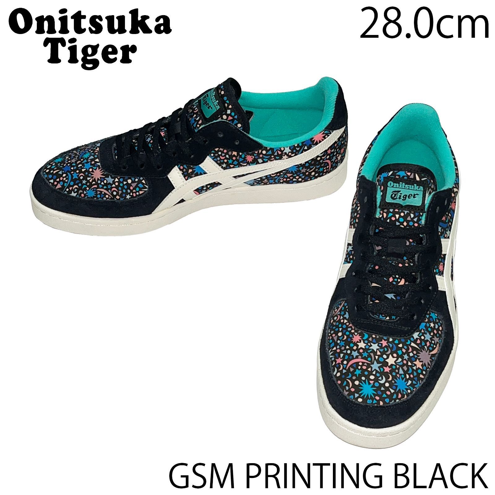 USED／28.0cm】ONITSUKA TIGER GSM プリンティング ブラック - メルカリ