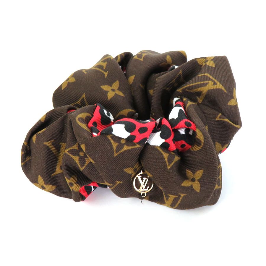 美品】LOUIS VUITTON ルイヴィトン LV シュシュ ヘアゴム M77011