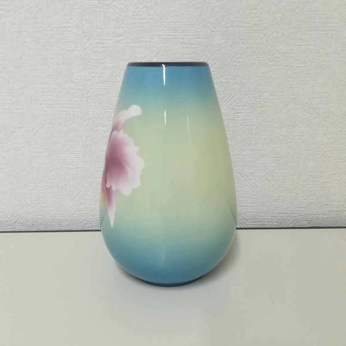 未使用・保管品】黒翠七宝 花瓶 花器 美術陶芸品 送料無料 2722
