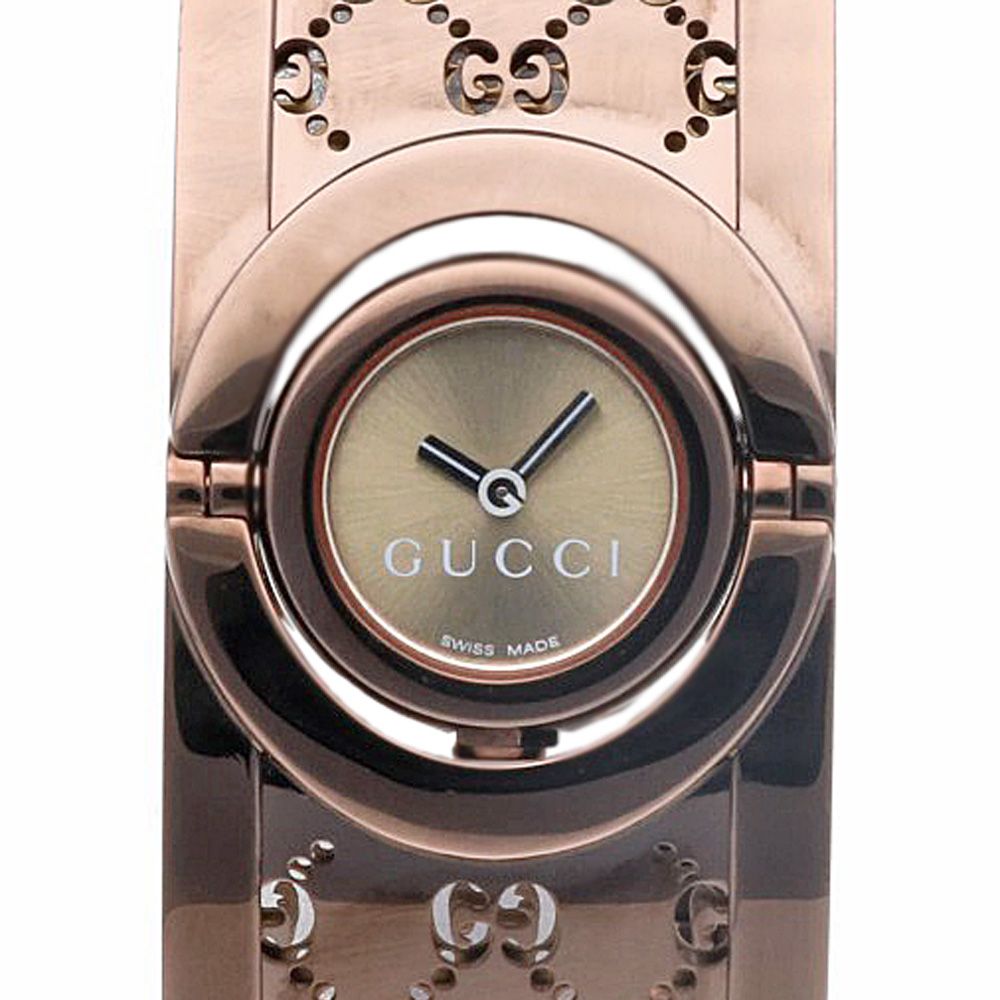 7.新品同様 グッチ GUCCI 時計 112  GGキャンパス トワール N23103145051-