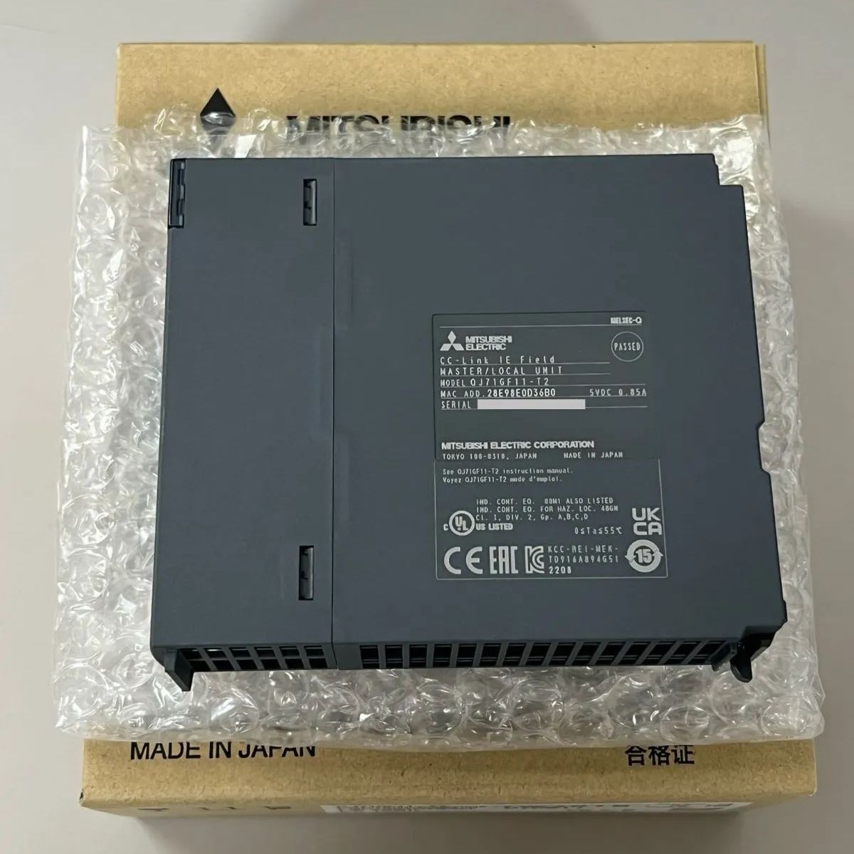 新品未使用】三菱電機 CC-Link IEﾌｨｰﾙﾄﾞﾈｯﾄﾜｰｸﾏｽﾀｰ・ﾛｰｶﾙﾕﾆｯﾄ QJ71GF11 