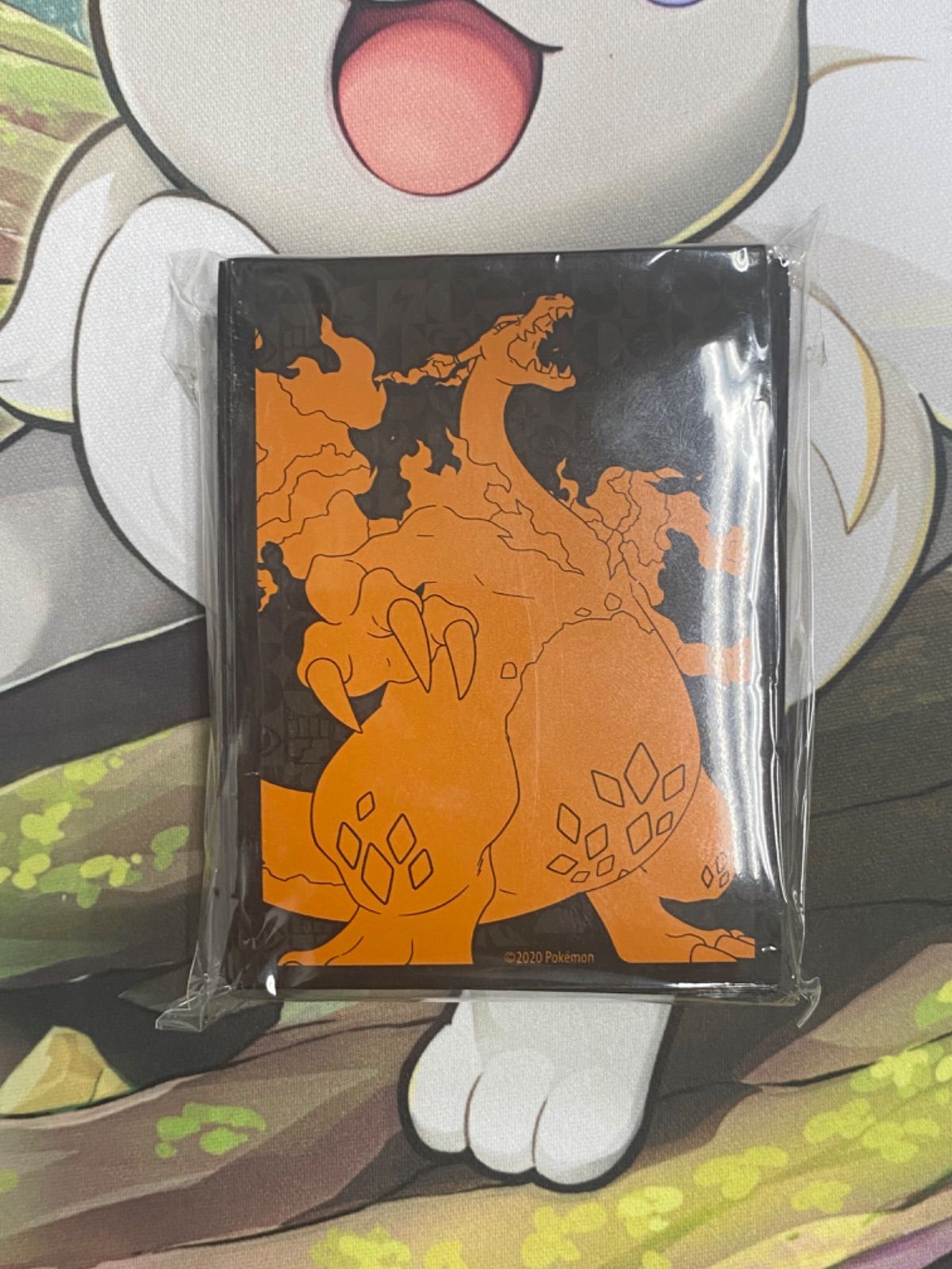 ポケカ キョダイマックス リザードン デッキシールド 65枚入 スリーブ