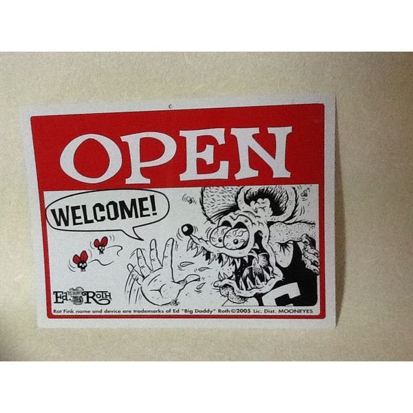 ラットフィンク Rat Fink メッセージボード オープン&クローズド