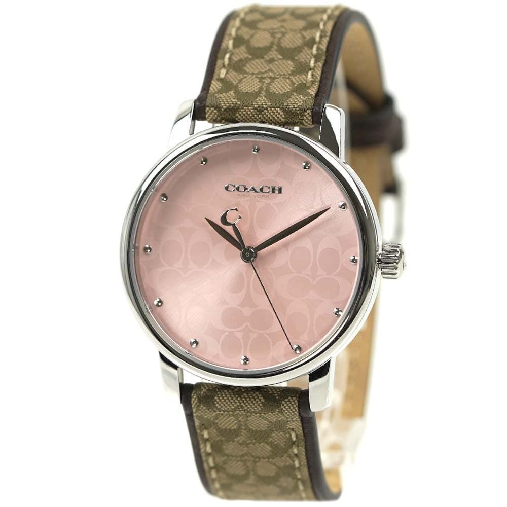コーチ 腕時計 レディース シグネチャー ピンク ブラウン COACH  